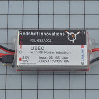UBEC with RF noice reduction 2S-6S Lipo 5V/12V 8A