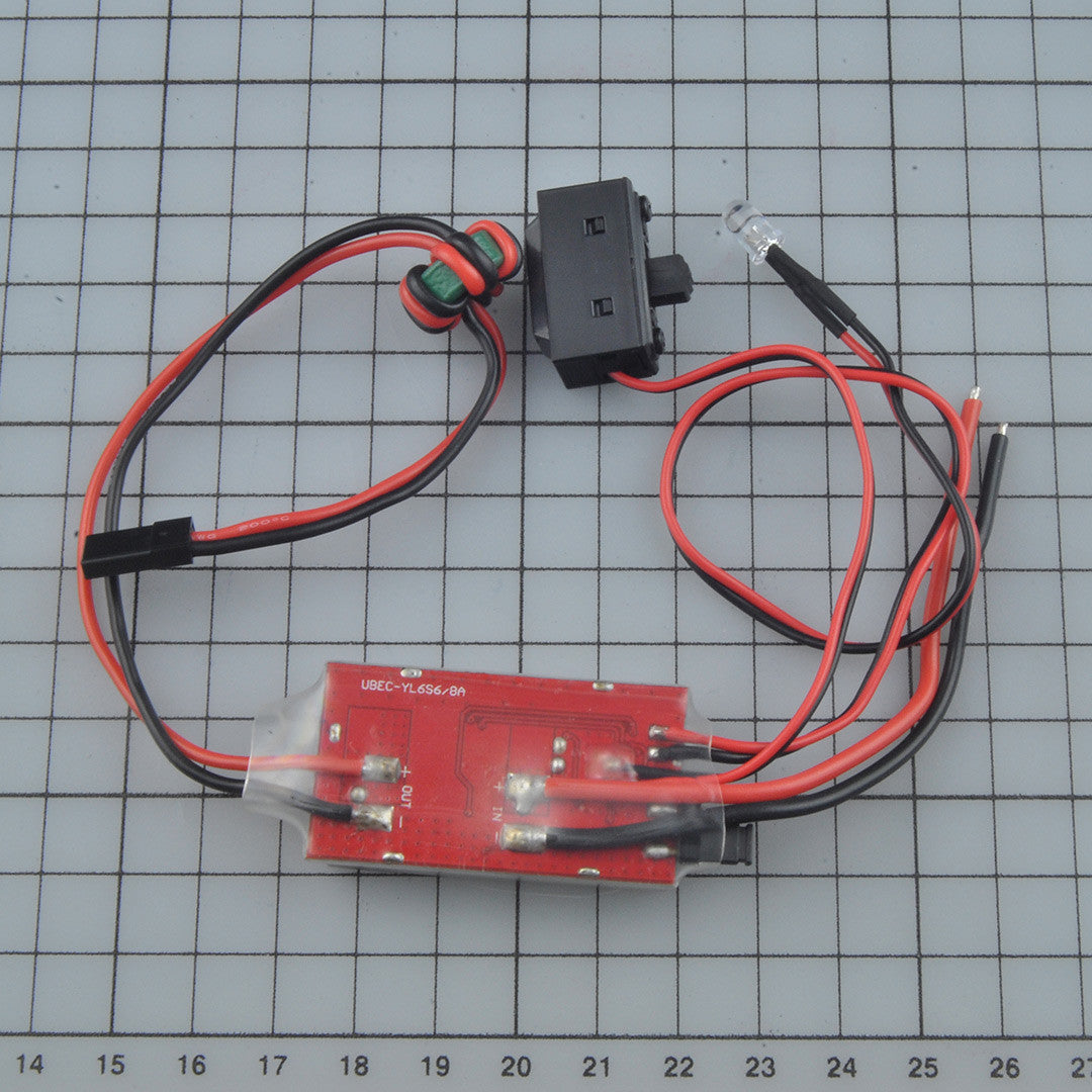UBEC with RF noice reduction 2S-6S Lipo 5V/6V 8AD