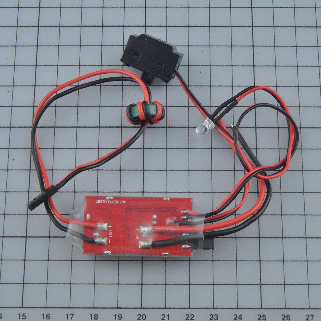UBEC with RF noice reduction 4S-6S Lipo 7.4V/12V 8AD