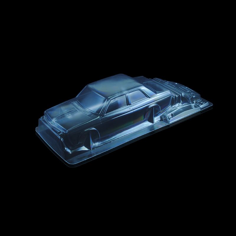 1/10 Lexan Clear RC Car Body Shell for Datsun 510 Blue Bird 190mm