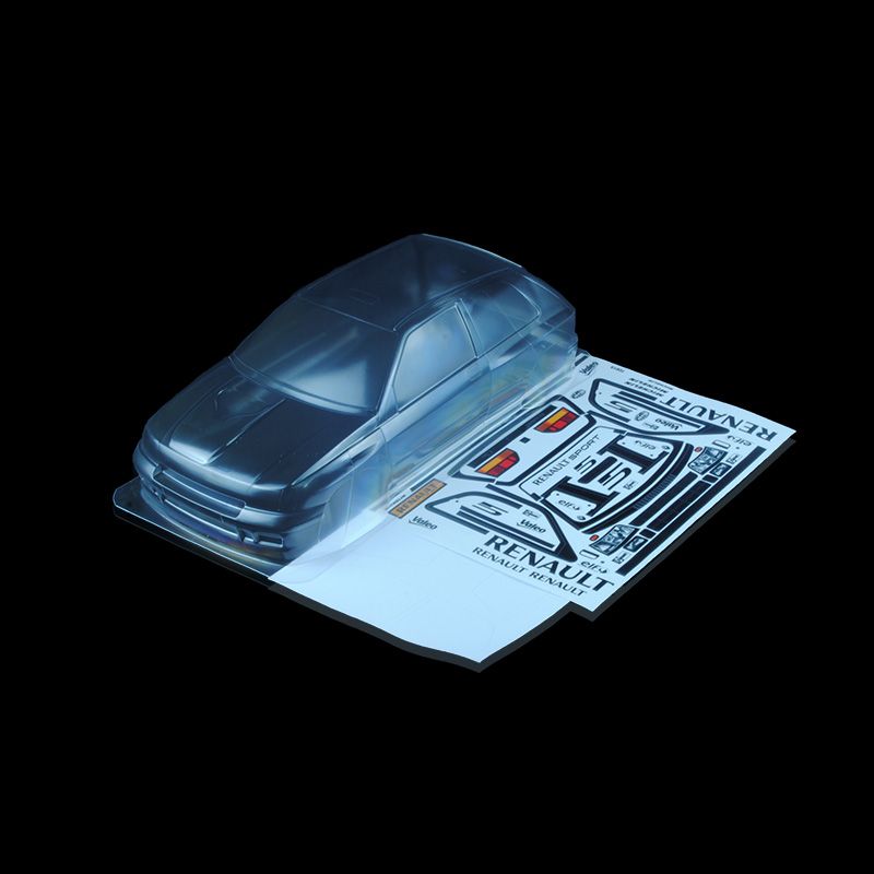 1/10 Lexan Clear RC Car Body Shell for RENAYLT CLIO 16S RALLY  190mm
