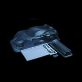 1/8 Lexan Clear RC Car GT Body Shell  for C8 GT with WB325mm