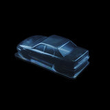 1/10 Lexan Clear RC Car Body Shell for MINI FORD SAPPHIRE 225mm