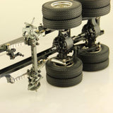 1/14 Aluminum Unpowered Front Axle Tilt Design Emulation for truck tractor/dump truck