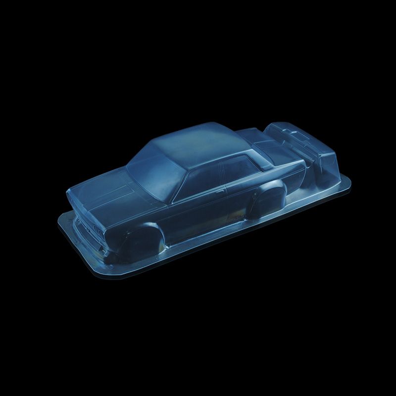 1/10 Lexan Clear RC Car Body Shell for M-chassis MINI DATSUN 510 225mm