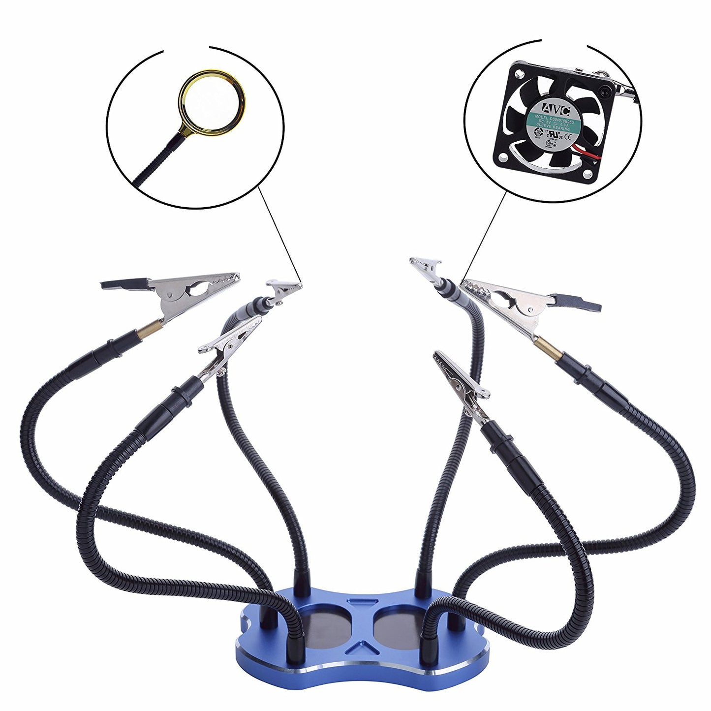 Hobby Helping Hands/Soldering Station + Banana Plugs Multifunctional Welding Station Bundle