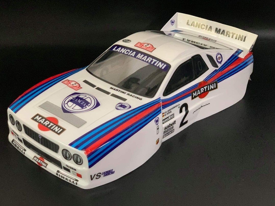 1/10 Lexan Clear RC Car Body Shell for LANCIA 037 RALLY 190mm