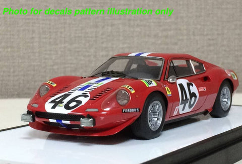 1/10 Lexan Clear RC Car Body Shell for  MINI FERRARI DINO 246GT  225mm