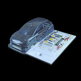 1/10 Lexan Clear RC Car Body Shell for HYUNDAI I20WRC 190mm