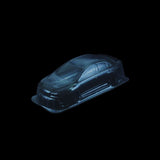 1/10 Lexan Clear RC Car Body Shell for LANCER EVCOLUTION X 195mm