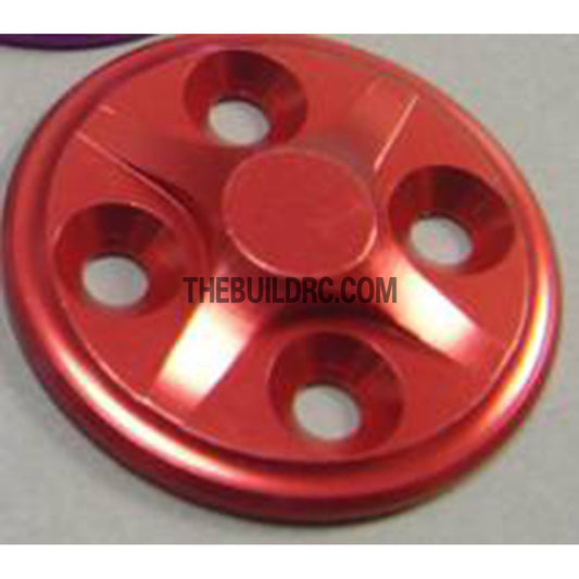 Aluminium Alloy Spur Gear Hub for White Wolf Drift Car - Red