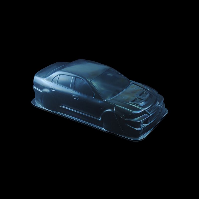 1/8 Lexan Clear RC Car GT Body Shell for LANCER EVOLUTION VI  WR8  Rally WB300mm