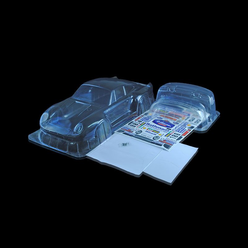 Pre-owned  1/8 Lexan Clear RC Car Body Shell for  PORSHE 959 GT BODY  325mm