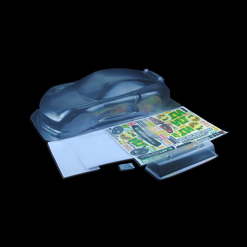 1/8 Lexan Clear RC Car Shell for HOBAO Kyosho Mugen Sworkz Traxxas 911 GT 325 mm