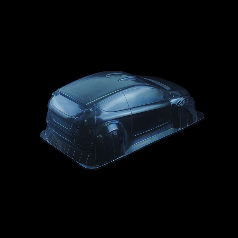 1/8 Lexan Clear RC Car GT Body Shell for FORD RALLY with WB360mm