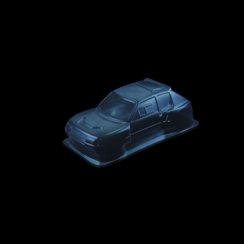1/10 Lexan Clear RC Car Body Shell for PEUGEOT 205 T16   WT 190mm