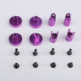 4Pcs Alloy Magnetic Stealth Invisible Body Post Mount Shell For 1/10 RC Car