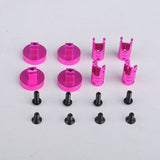 4Pcs Alloy Magnetic Stealth Invisible Body Post Mount Shell For 1/10 RC Car