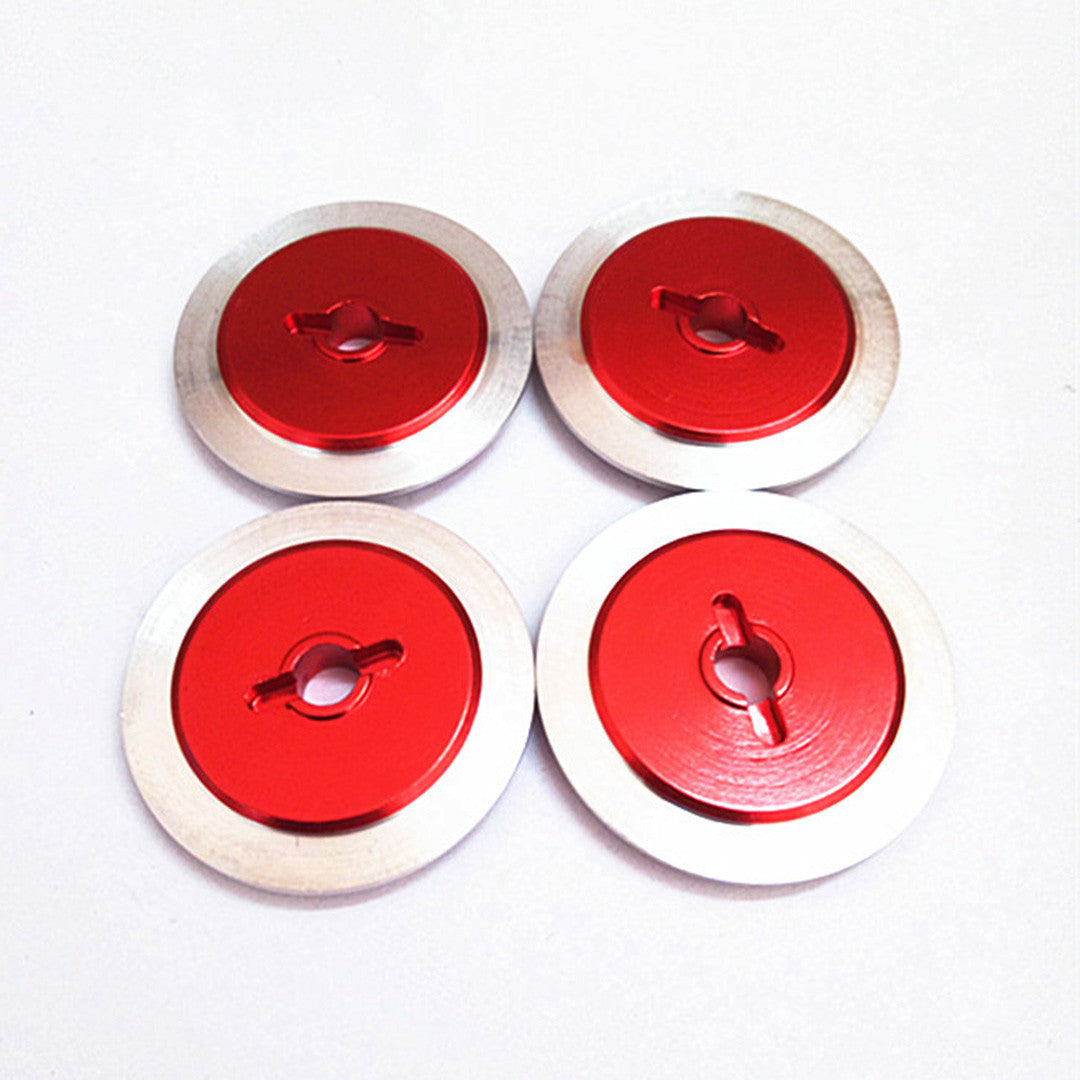 4Pcs Aluminum Alloy Brake Disc Wheel Box Metal 12mm Hex Nut For RC 1/10 Models Car