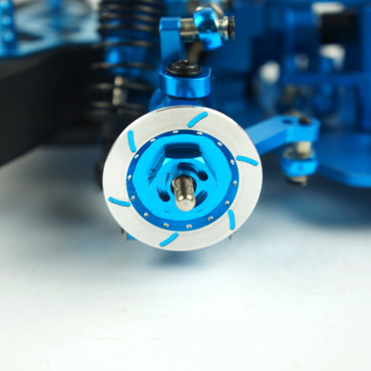 4Pcs Aluminum Alloy Brake Disc Wheel Box Metal 12mm Hex Nut For RC 1/10 Models Car