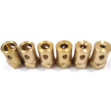 Brass Hexagon Motor Flexible Coupling RC Small DIY Car Shaft Coupler Parts