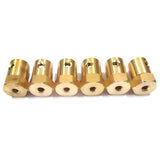 Brass Hexagon Motor Flexible Coupling RC Small DIY Car Shaft Coupler Parts