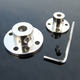 45 Steel 3mm-12mm Flange Coupling Rigidity Flange Plate Metal High Hardness Couplings (1 PC)