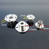 45 Steel 3mm-12mm Flange Coupling Rigidity Flange Plate Metal High Hardness Couplings (1 PC)