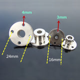 45 Steel 3mm-12mm Flange Coupling Rigidity Flange Plate Metal High Hardness Couplings (1 PC)