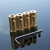 3/4/5/6/8mm Extended Shaft Hex Coupling Coupler For Robot Smart Car Gear Motor