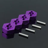 HSP 102042  Wheel Hex Nut 12MM Drive Hubs With Pins for 1/10 RC Car (4 PCS)