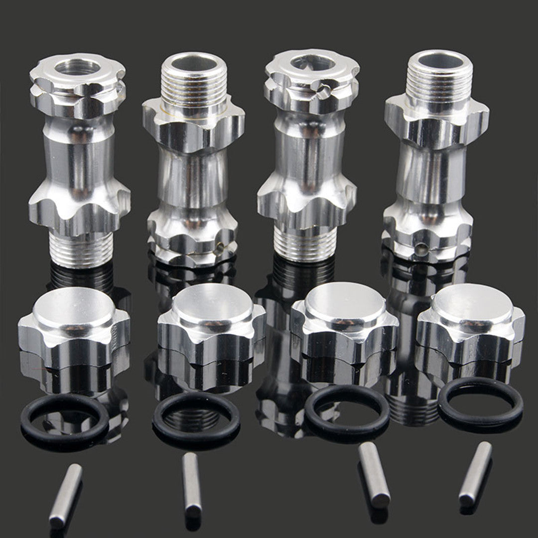 4pcs 1:8 RC Model 17mm Wheel Hex 30mm Enhanced Mount Drive Adapter Cover HSP 89108
