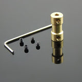 Copper Shaft Coupling Motor Metal Connector DIY Model Coupling Motor Shaft Accessories