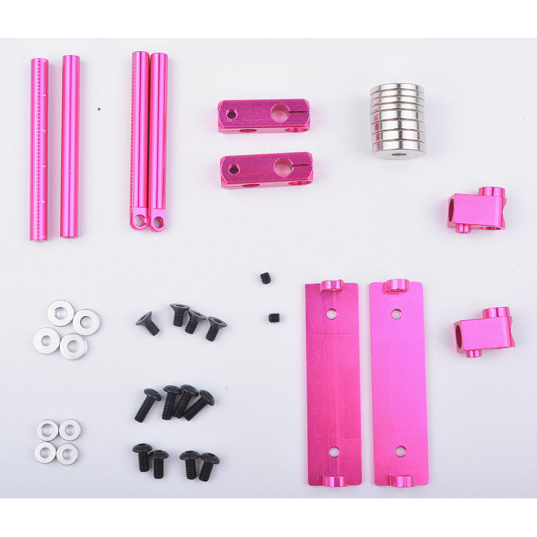 Aluminum Magnetic Stealth Invisible Body Post Mount Kit For 1/10 RC Touring Car Drift HSP Sakura D3 XIS ZERO S CS HPI Tamiya