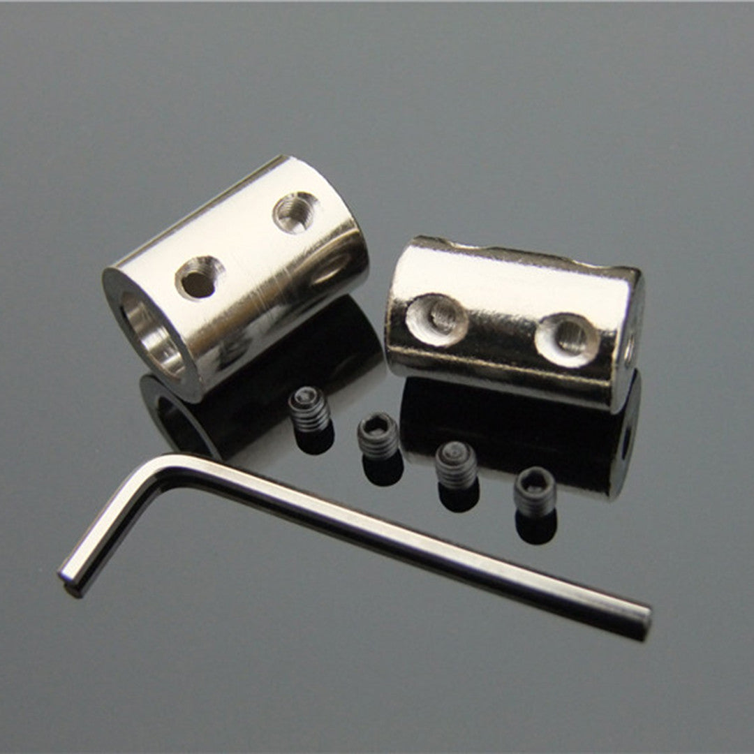 Copper Rigid Cylindrical Coupling Motor Parts Copper Shaft Sleeve Coupling DIY Motor Fittings