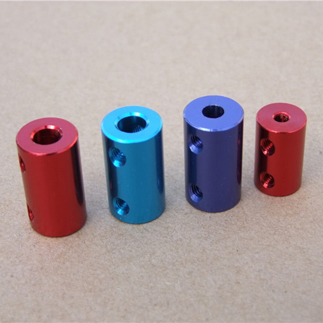 1PCS Aluminium Alloy Coupling Shaft Couplings with Hex Wrench+Screws Motor Coupler Connector Aluminum Alloy Coupling Coupler