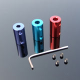 1PCS Aluminium Alloy Coupling Shaft Couplings with Hex Wrench+Screws Motor Coupler Connector Aluminum Alloy Coupling Coupler