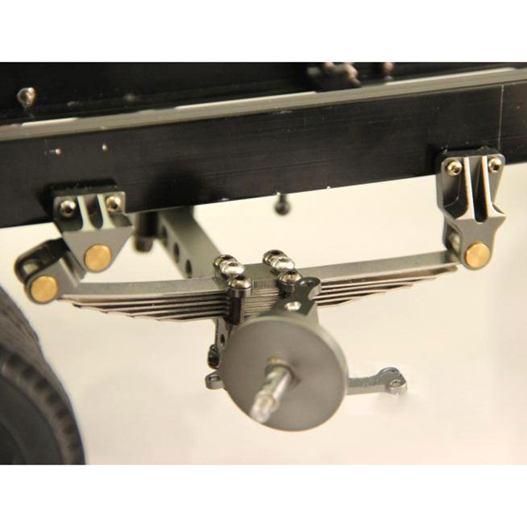 1/14 Aluminum Front Leaf Spring Suspension Kit Emulation for truck tractor/dump truck