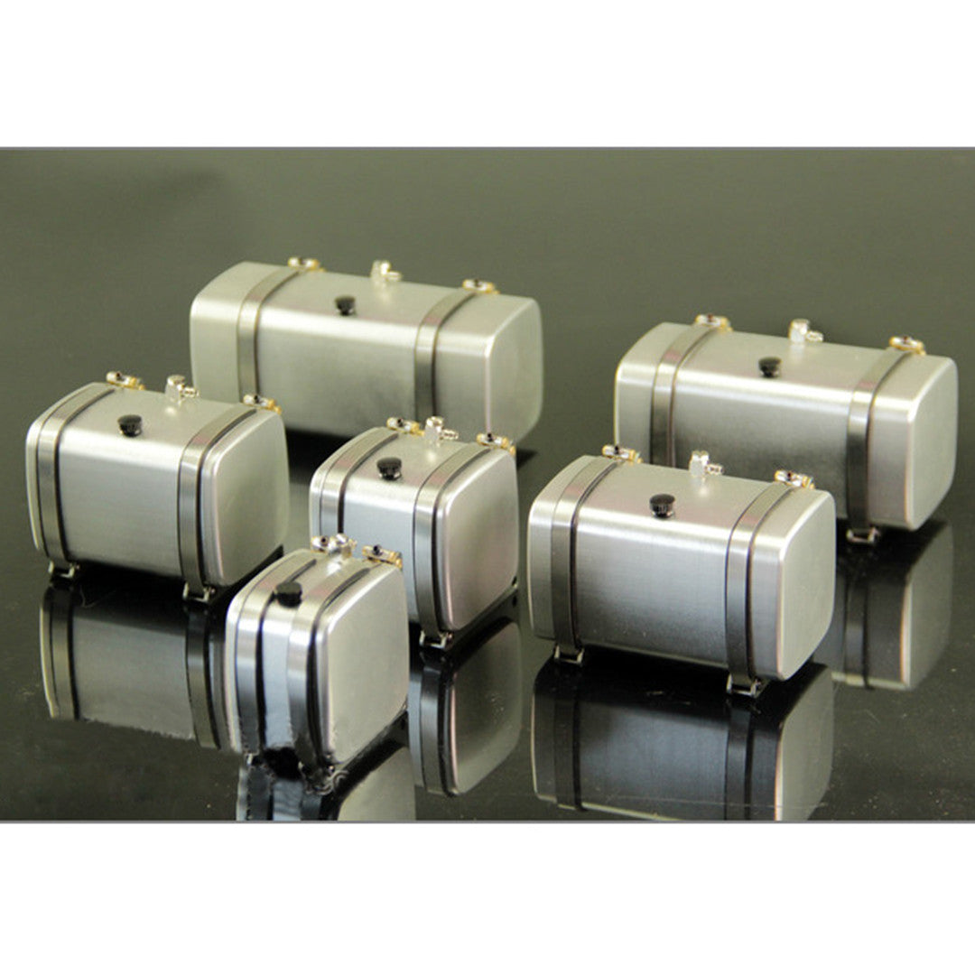 TAMIYA 1/14 Tractor Truck Hop-up Parts Metal Fuel Tank CNC Machined Aluminum