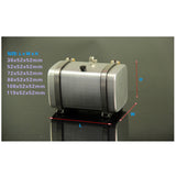 TAMIYA 1/14 Tractor Truck Hop-up Parts Metal Fuel Tank CNC Machined Aluminum