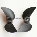 D35x P1.4 ,2-Blade Nylon Propeller (Anti paddle) for 4mm Shaft RC Boat