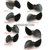 D30x P1.4 ,2-Blade Nylon Propeller (Anti paddle) for 3.18mm Shaft RC Boat