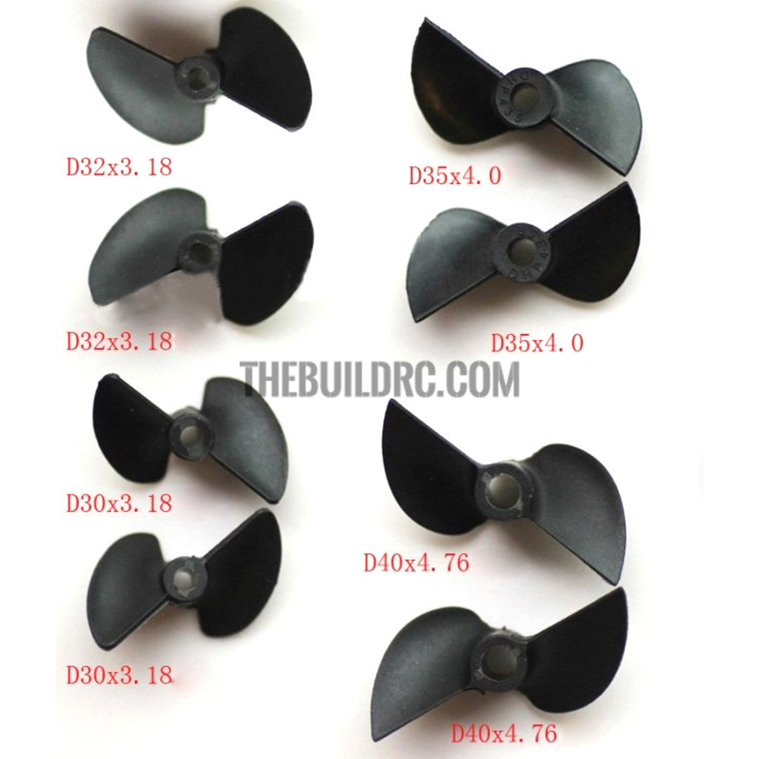 D42x P42,2-Blade Nylon Positive Propeller for 4.76mm Shaft RC Boat