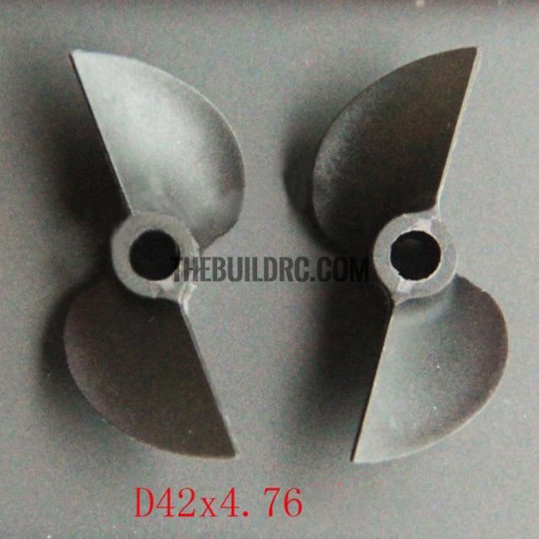D42x P42,2-Blade Nylon Positive Propeller for 4.76mm Shaft RC Boat