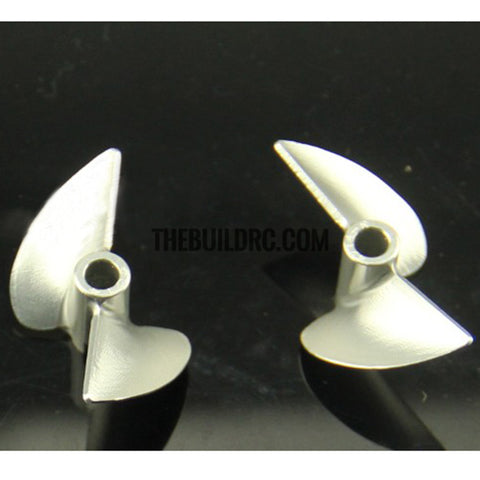 36xP1.4, CNC 2-blade Aluminum CW Propeller for 4.76mm shaft RC Boat
