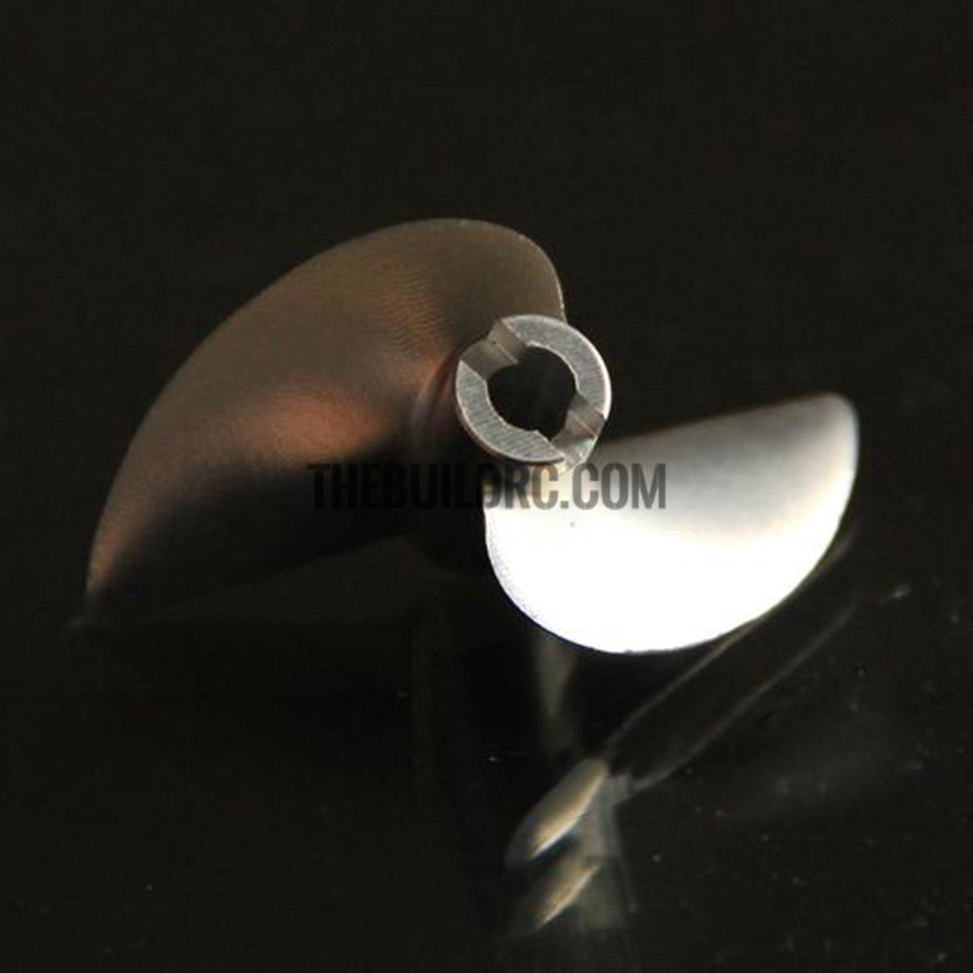 38xP1.4,CNC 2-blade Aluminum CW Propeller for 4mm shaft RC Boat