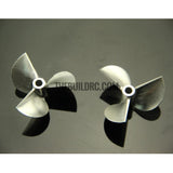 32xP1.4, CNC 3-blade Aluminum CW Propeller for 3.18mm shaft RC Boat