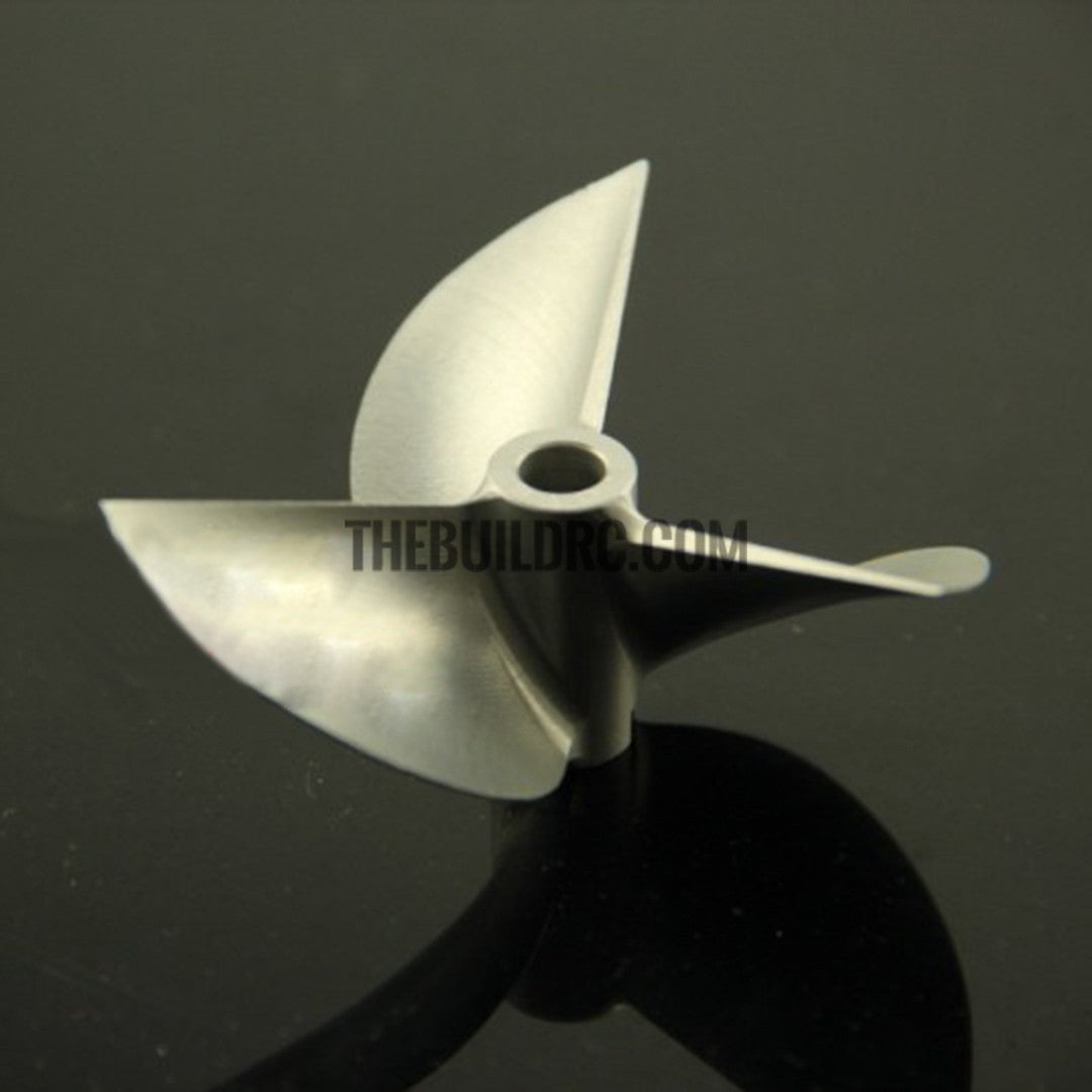 36xP1.4, CNC 3-blade Aluminum CCW Propeller  for 4mm shaft RC Boat
