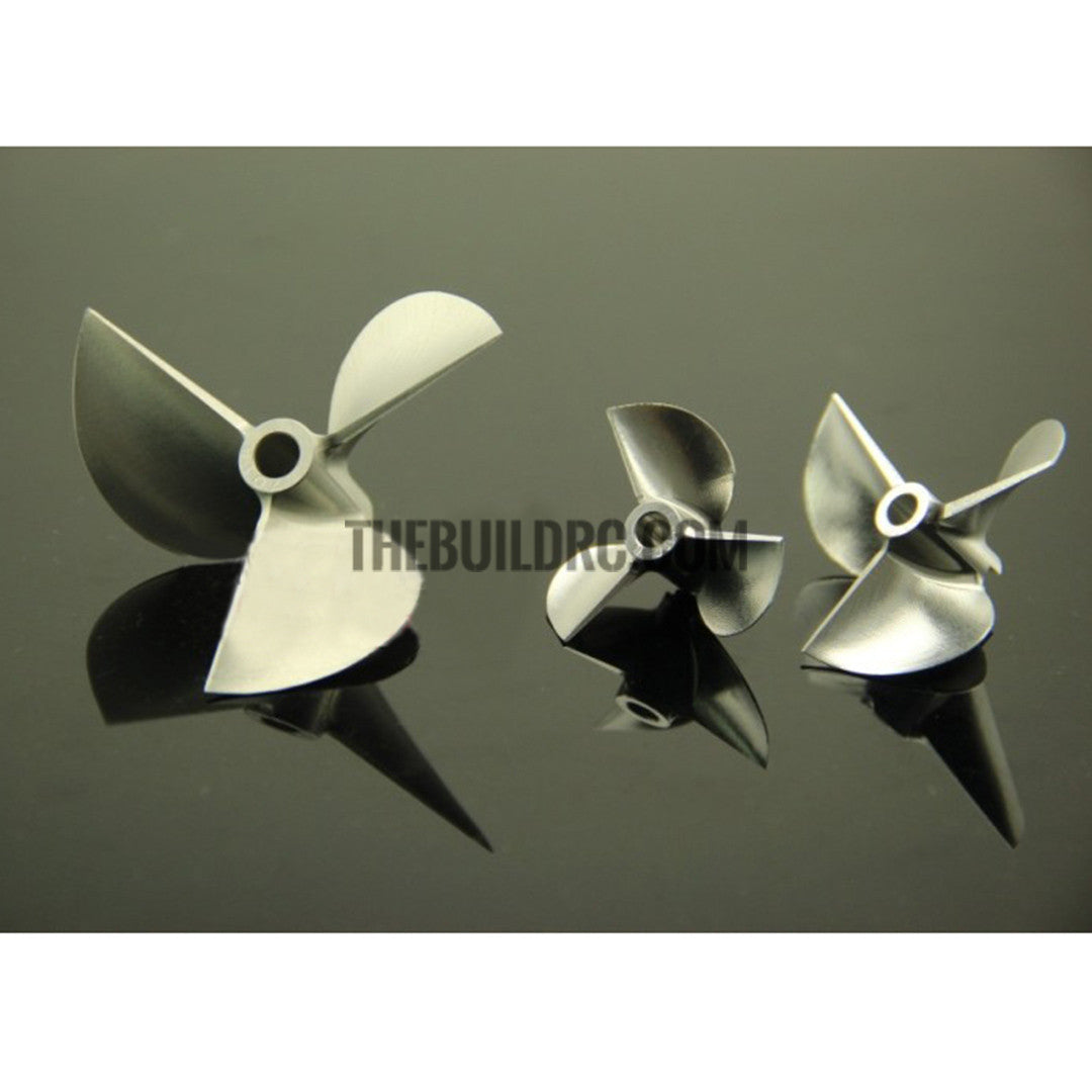 42xP1.4, CNC 3-blade Aluminum CW Propeller for 4.76mm shaft RC Boat