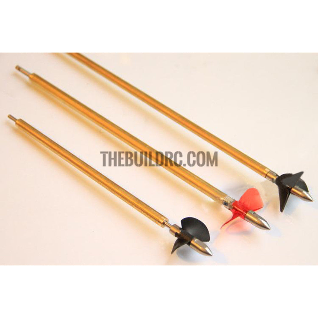 RC Boat ??4.0 x 345mm(L) Metal Drive Shaft + 300mm(L) Metal Tube + Cone Nut + Peep Fork